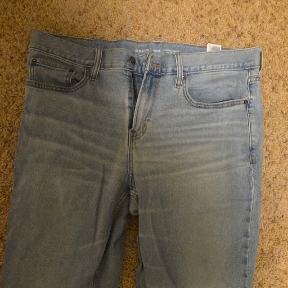 Old Navy Light Blue Athletic Taper Jeans - Picture 3 of 5